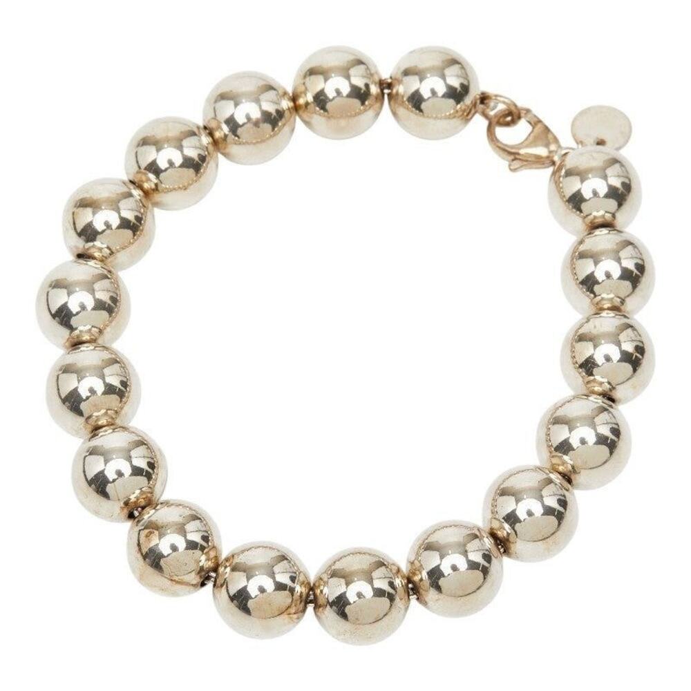 Tiffany & Co. Hardware Ball Bracelet Sterling Silver 925
